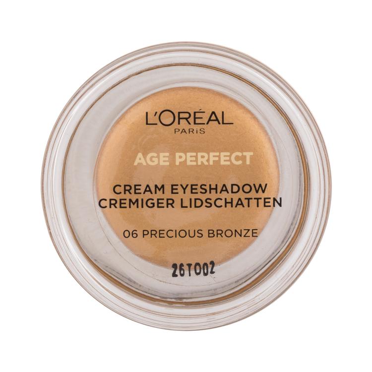 L&#039;Oréal Paris Age Perfect Cream Eyeshadow Senčilo za oči za ženske 4 ml Odtenek 06 Precious Bronze