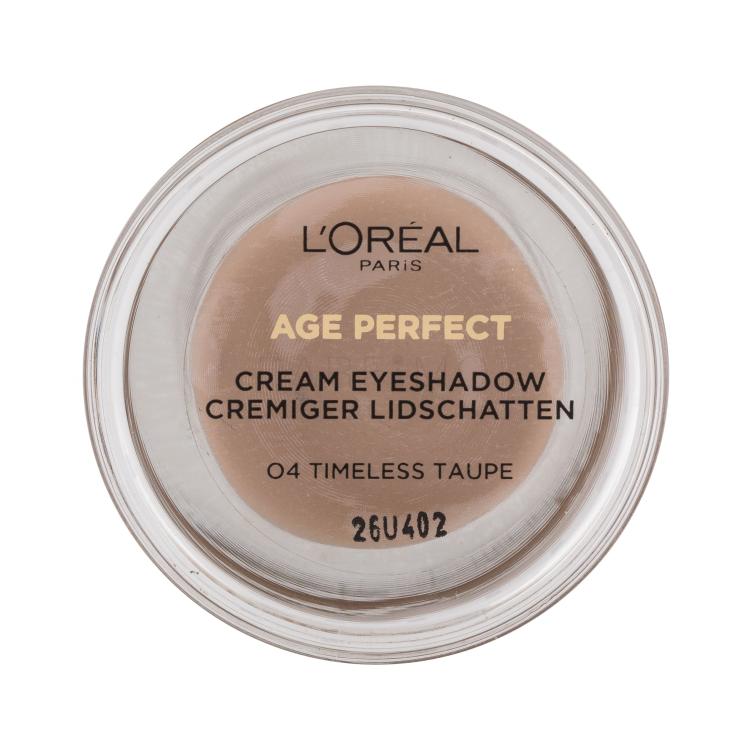 L&#039;Oréal Paris Age Perfect Cream Eyeshadow Senčilo za oči za ženske 4 ml Odtenek 04 Timeless Taupe