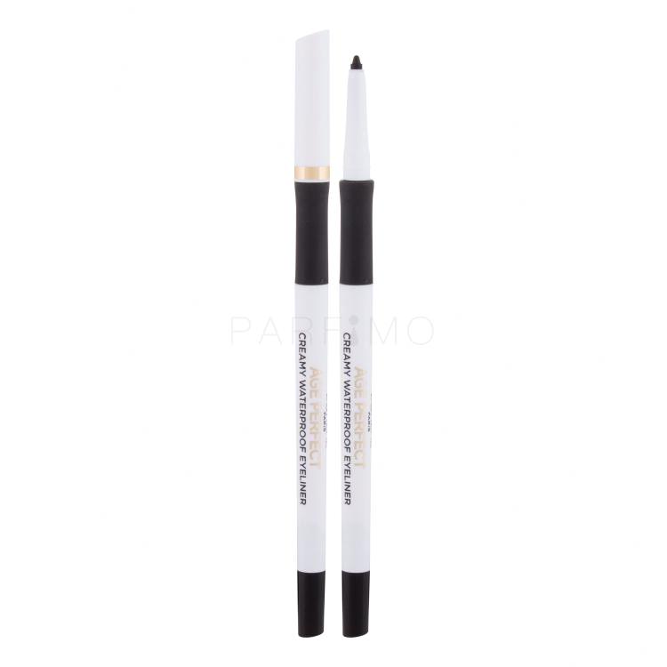 L&#039;Oréal Paris Age Perfect Creamy Waterproof Eyeliner Svinčnik za oči za ženske 1,2 g Odtenek 01 Creamy Black