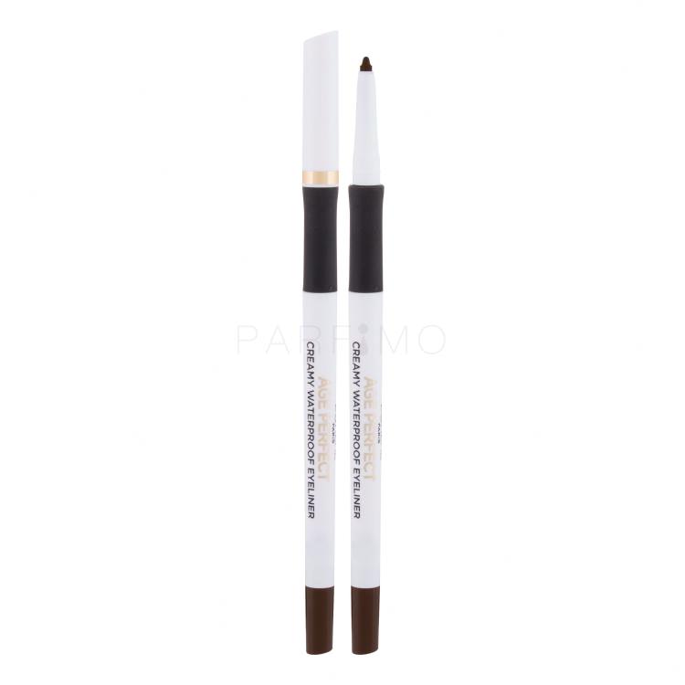 L&#039;Oréal Paris Age Perfect Creamy Waterproof Eyeliner Svinčnik za oči za ženske 1,2 g Odtenek 02 Delicate Brown