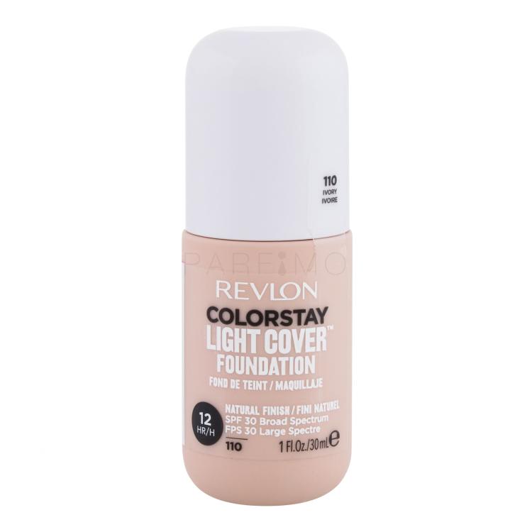 Revlon Colorstay Light Cover SPF30 Puder za ženske 30 ml Odtenek 110 Ivory