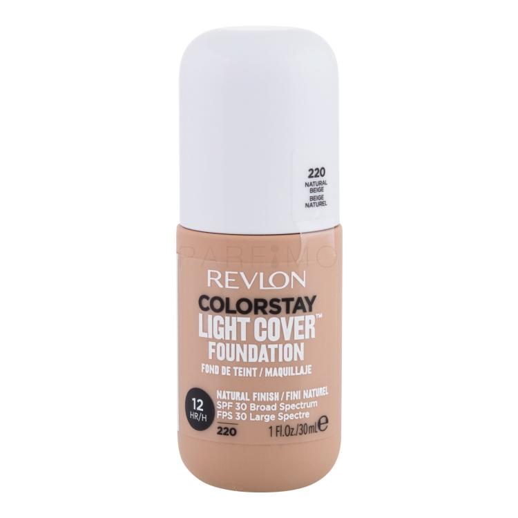 Revlon Colorstay Light Cover SPF30 Puder za ženske 30 ml Odtenek 220 Natural Beige