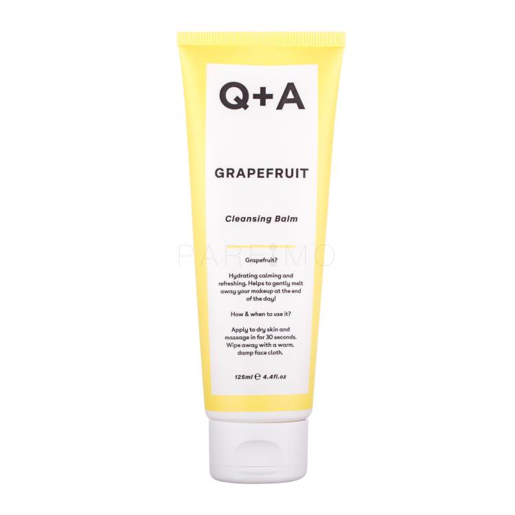 Q+A Grapefruit Cleansing Balm Čistilni gel za ženske 125 ml