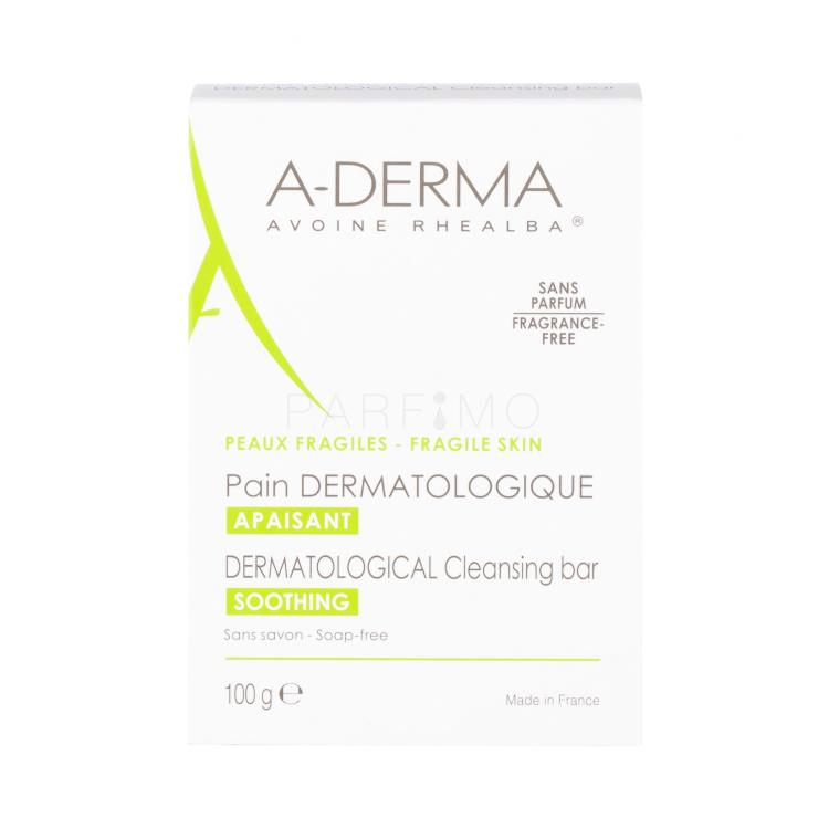 A-Derma Les Indispensables Dermatological Cleansing Bar Trdo milo 100 g