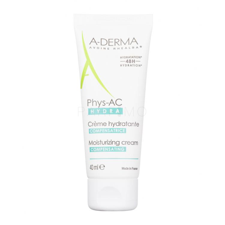 A-Derma Phys-AC Hydra Compensating Moisturizing Cream Dnevna krema za obraz za ženske 40 ml