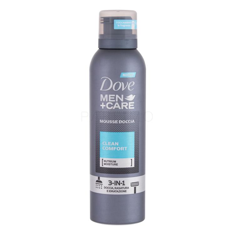 Dove Men + Care Clean Comfort Krema za prhanje za moške 200 ml poškodovana steklenička