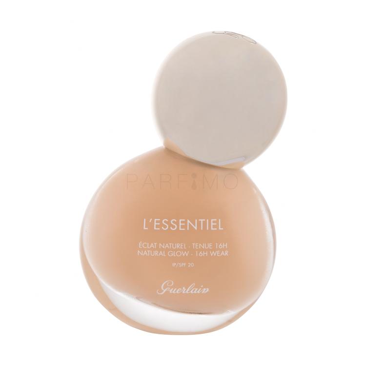 Guerlain L´Essentiel Natural Glow SPF20 Puder za ženske 30 ml Odtenek 02W Light Warm poškodovana škatla