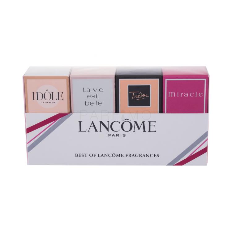 Lancôme Best Of Lancôme Darilni set parfumska voda Trésor 7,5 ml + parfumska voda Idole 5 ml + parfumska voda La Vie Est Belle 4 ml + parfumska voda Miracle 5 ml