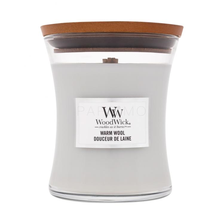 WoodWick Warm Wool Dišeča svečka 275 g