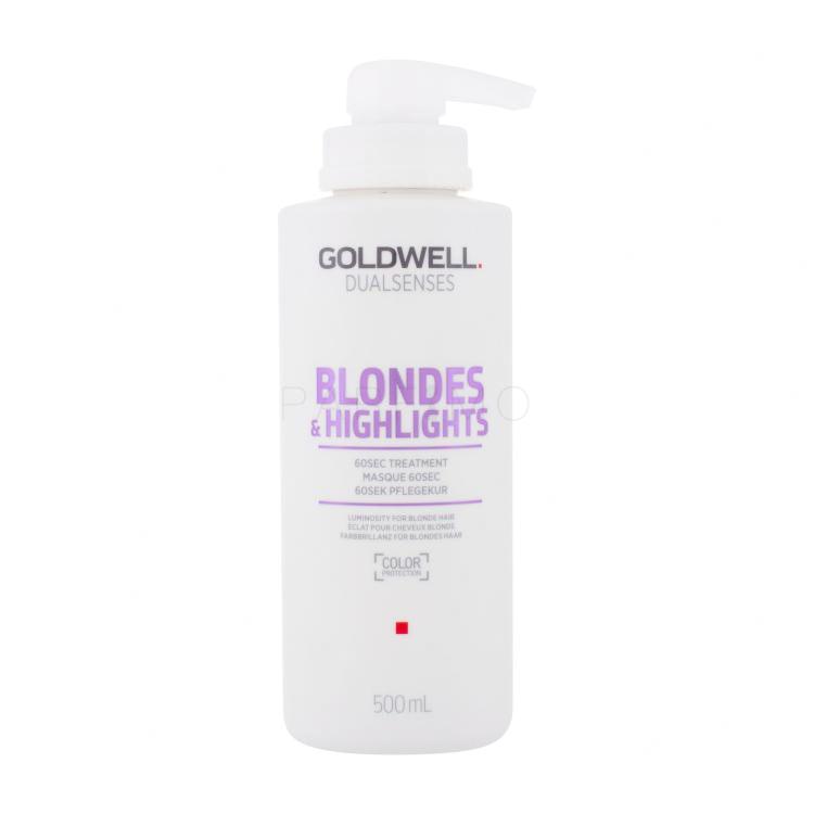 Goldwell Dualsenses Blondes &amp; Highlights 60 Sec Treatment Maska za lase za ženske 500 ml