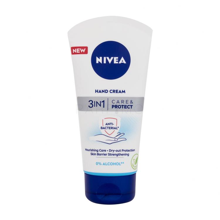 Nivea Care &amp; Protect 3in1 Krema za roke za ženske 75 ml