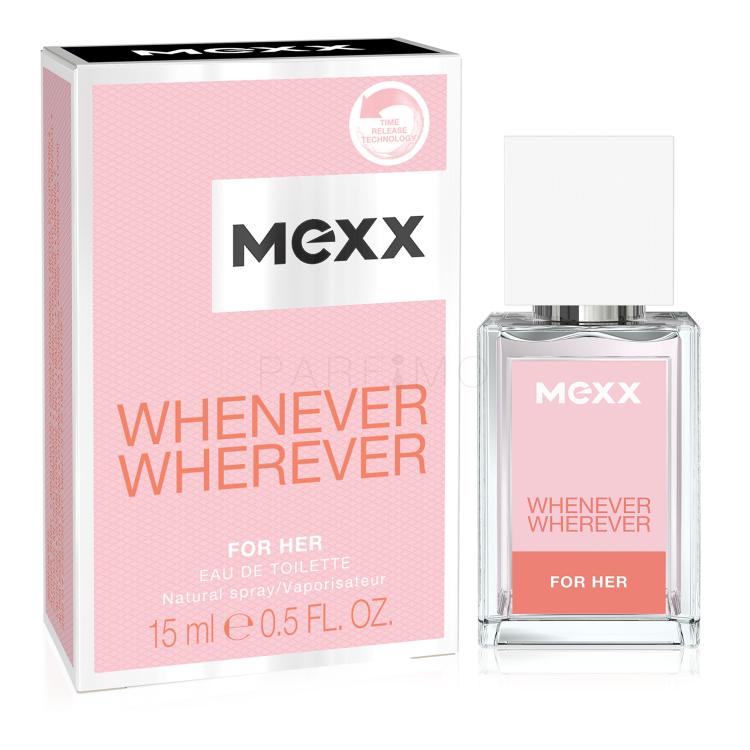 Mexx Whenever Wherever Toaletna voda za ženske 15 ml