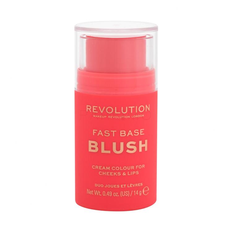 Makeup Revolution London Fast Base Blush Rdečilo za obraz za ženske 14 g Odtenek Bloom