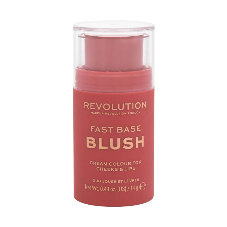 Makeup Revolution London Fast Base Blush Rdečilo za obraz za ženske 14 g Odtenek Bare