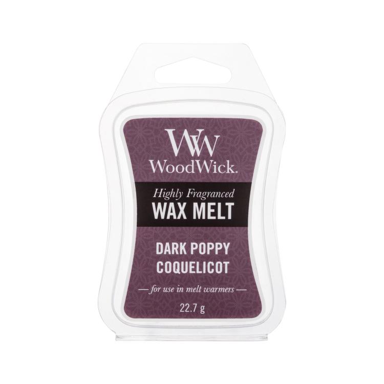 WoodWick Dark Poppy Dišeči vosek 22,7 g