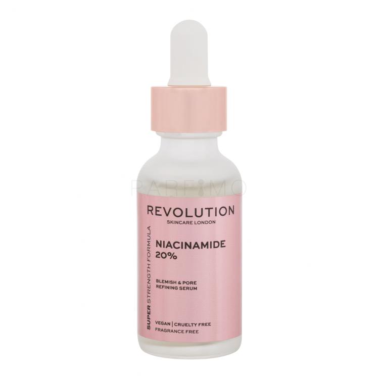 Revolution Skincare Niacinamide 20% Blemish &amp; Pore Refining Serum Serum za obraz za ženske 30 ml