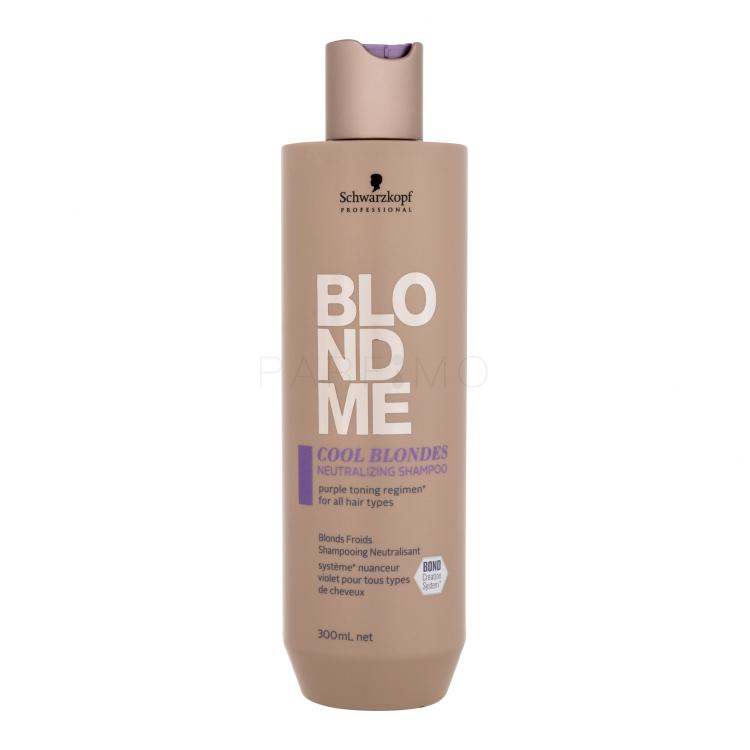 Schwarzkopf Professional Blond Me Cool Blondes Neutralizing Shampoo Šampon za ženske 300 ml