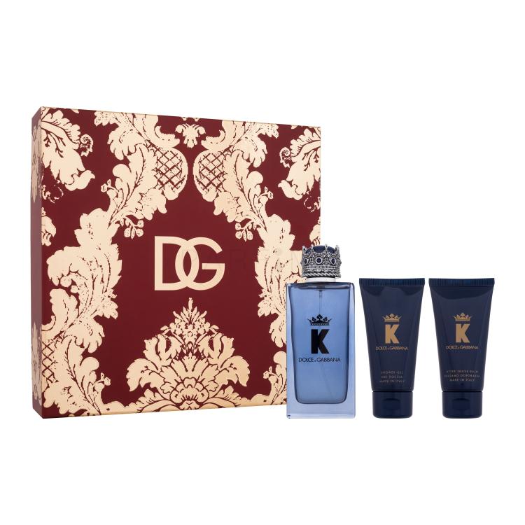 Dolce&amp;Gabbana K Darilni set parfumska voda 100 ml + gel za prhanje 50 ml + balzam po britju 50 ml