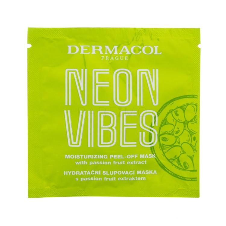 Dermacol Neon Vibes Moisturizing Peel-Off Mask Maska za obraz za ženske 8 ml