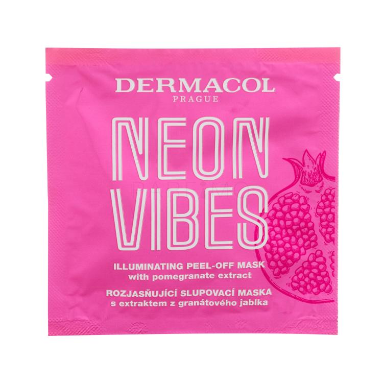 Dermacol Neon Vibes Illuminating Peel-Off Mask Maska za obraz za ženske 8 ml