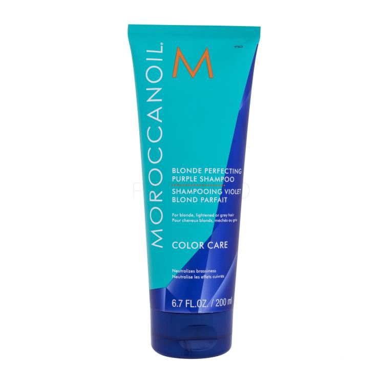 Moroccanoil Color Care Blonde Perfecting Purple Shampoo Šampon za ženske 200 ml
