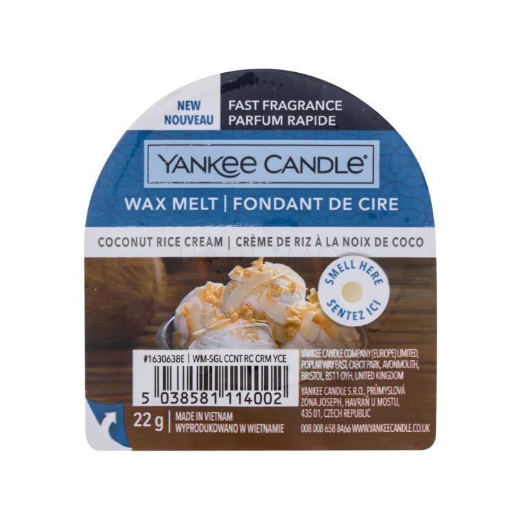 Yankee Candle Coconut Rice Cream Dišeči vosek 22 g