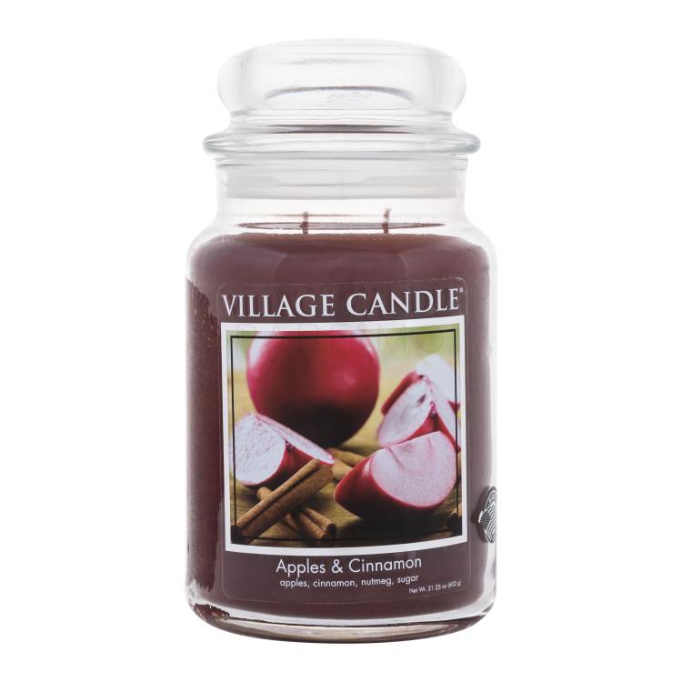 Village Candle Apples &amp; Cinnamon Dišeča svečka 602 g