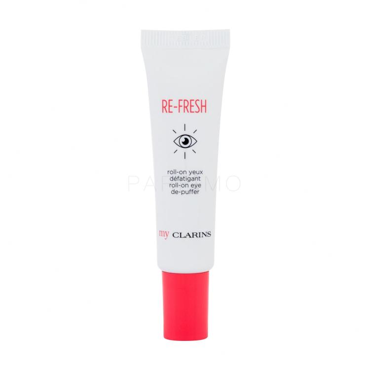 Clarins Re-Fresh Roll-On Eye De-Puffer Gel za okoli oči za ženske 15 ml tester