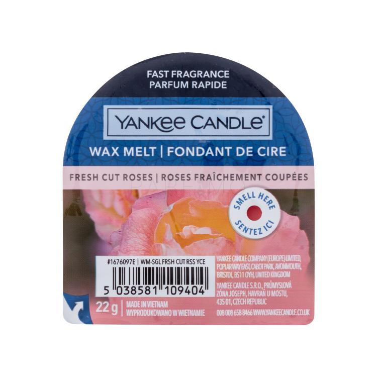 Yankee Candle Fresh Cut Roses Dišeči vosek 22 g