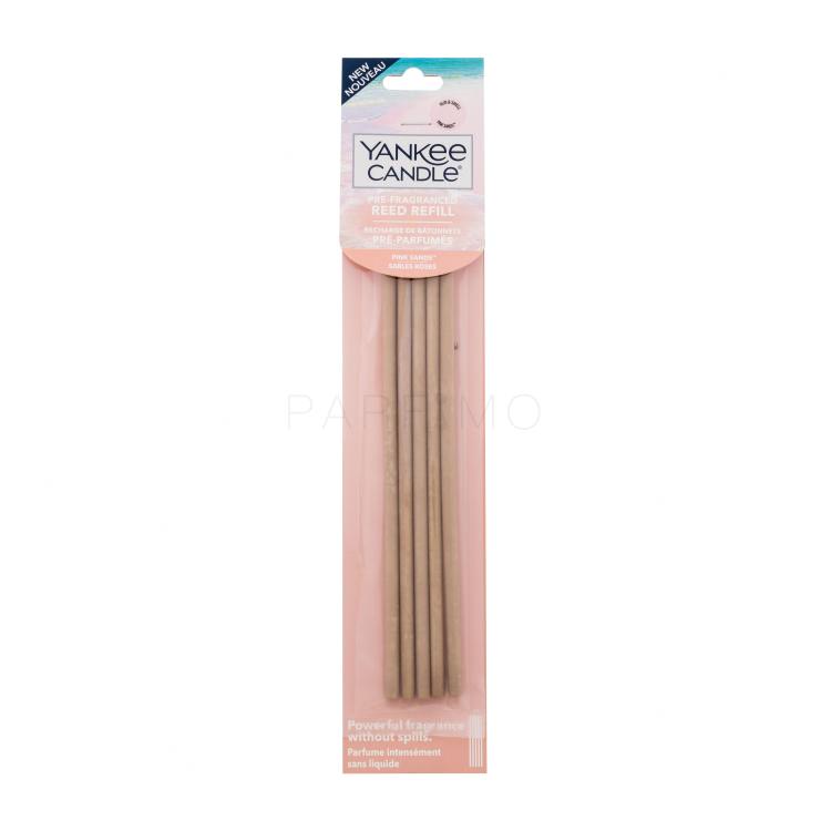 Yankee Candle Pink Sands Pre-Fragranced Reed Refill Dišava za dom in difuzor 5 kos