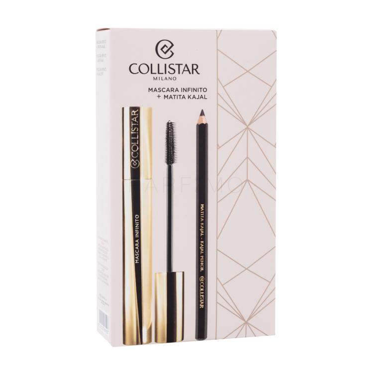 Collistar Infinito Set Darilni set maskara Infinito 11 ml + barvica za oči Kajal Pencil 1,2 ml Black