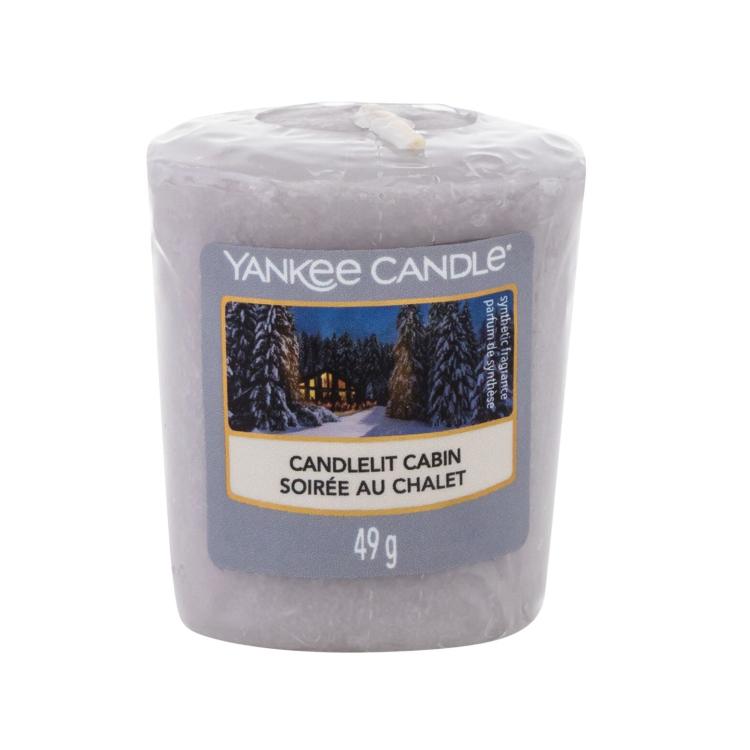 Yankee Candle Candlelit Cabin Dišeča svečka 49 g