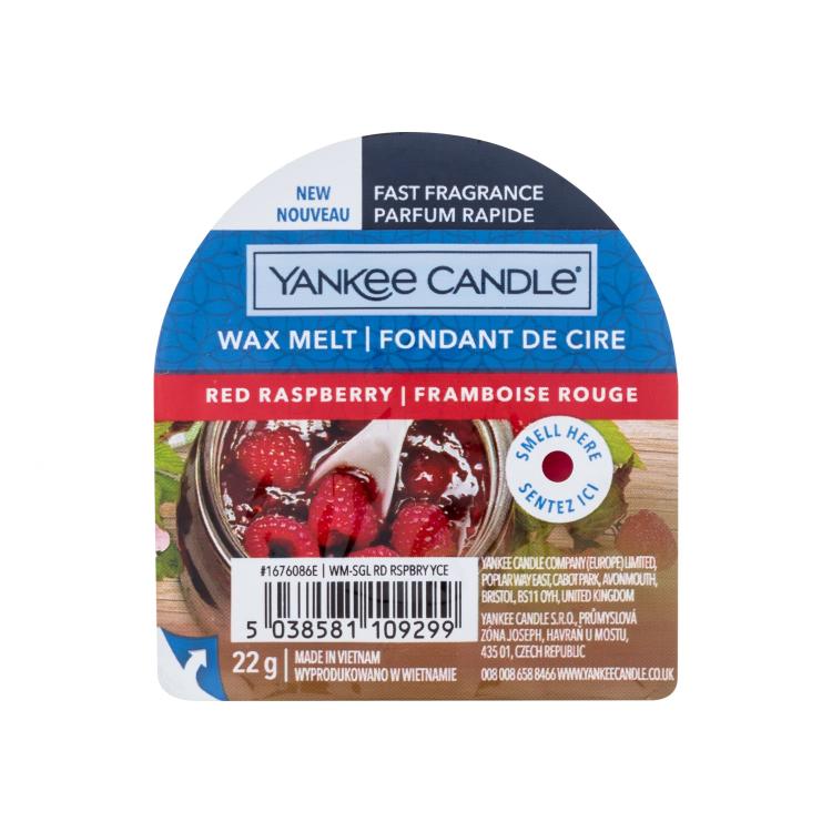 Yankee Candle Red Raspberry Dišeči vosek 22 g