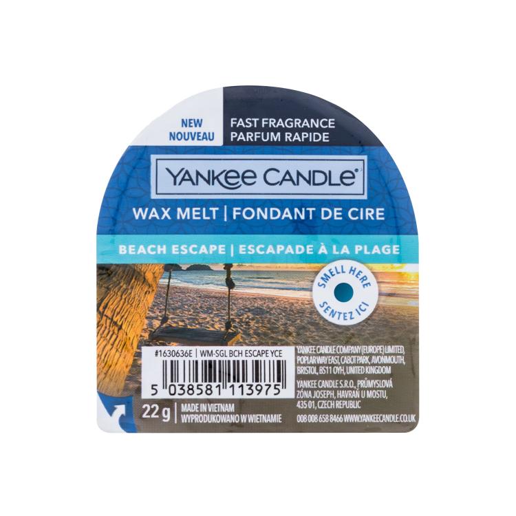 Yankee Candle Beach Escape Dišeči vosek 22 g