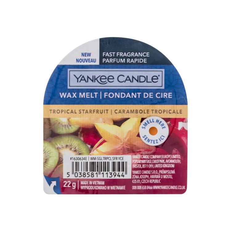 Yankee Candle Tropical Starfruit Dišeči vosek 22 g