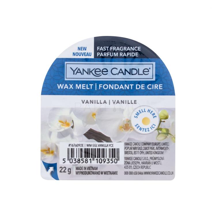 Yankee Candle Vanilla Dišeči vosek 22 g
