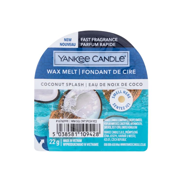 Yankee Candle Coconut Splash Dišeči vosek 22 g