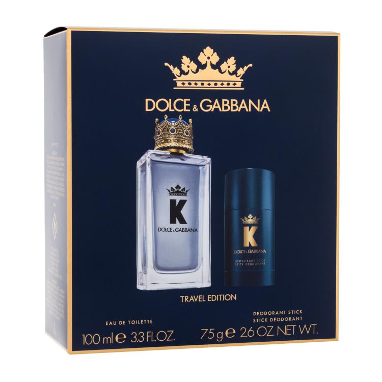 Dolce&amp;Gabbana K Travel Edition Darilni set toaletna voda 100 ml + deodorant 75 g