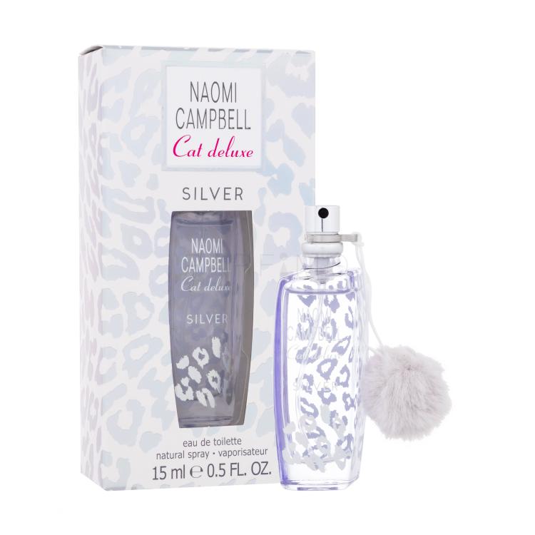 Naomi Campbell Cat Deluxe Silver Toaletna voda za ženske 15 ml
