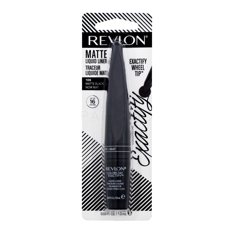 Revlon Colorstay Exactify Črtalo za oči za ženske 1 ml Odtenek 108 Matte Black