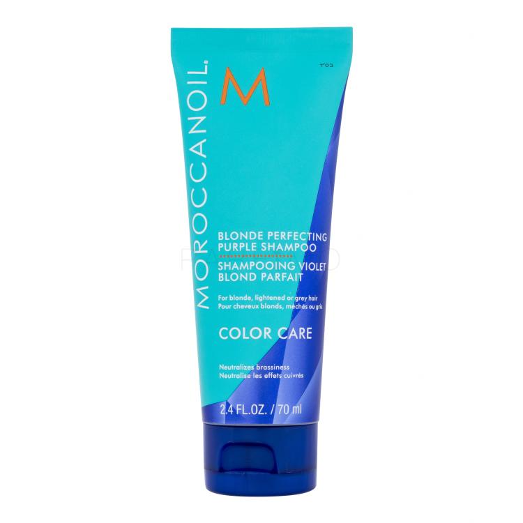 Moroccanoil Color Care Blonde Perfecting Purple Shampoo Šampon za ženske 70 ml