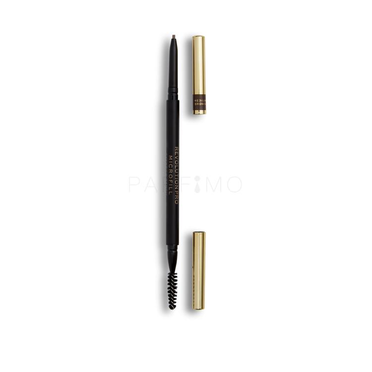 Revolution Pro Microfill Eyebrow Pencil Svinčnik za obrvi za ženske 0,1 g Odtenek Medium Brown