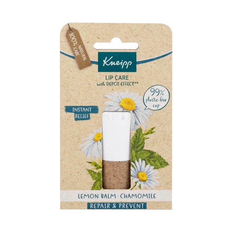 Kneipp Lip Care Lemon Balm &amp; Chamomile Balzam za ustnice za ženske 4,7 g