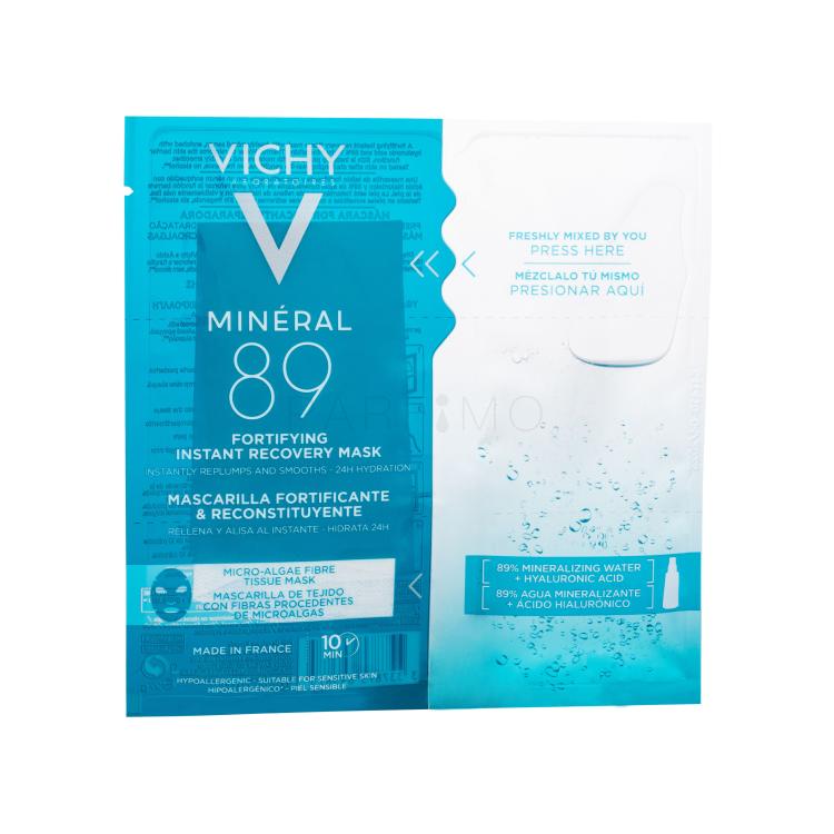 Vichy Minéral 89 Fortifying Recovery Mask Maska za obraz za ženske 29 g