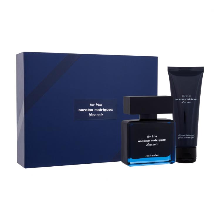 Narciso Rodriguez For Him Bleu Noir Darilni set parfumska voda 50 ml + gel za prhanje 75 ml