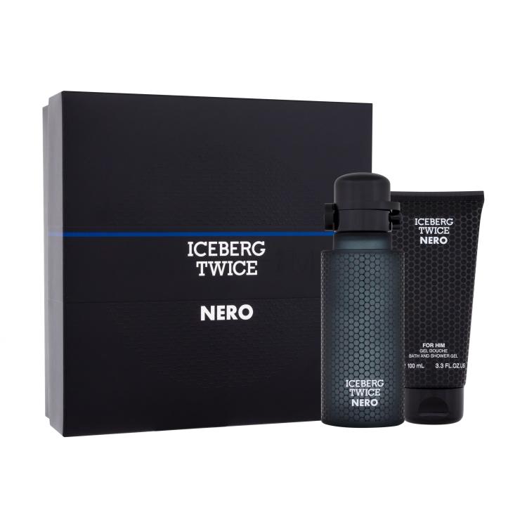 Iceberg Twice Nero Darilni set toaletna voda 125 ml + gel za prhanje 100 ml