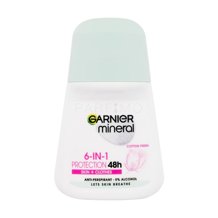 Garnier Mineral Protection 6-in-1 Cotton Fresh 48h Antiperspirant za ženske 50 ml