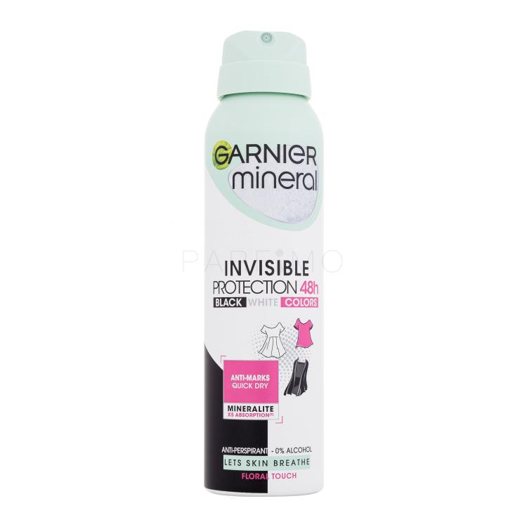 Garnier Mineral Invisible Protection Floral Touch 48h Antiperspirant za ženske 150 ml