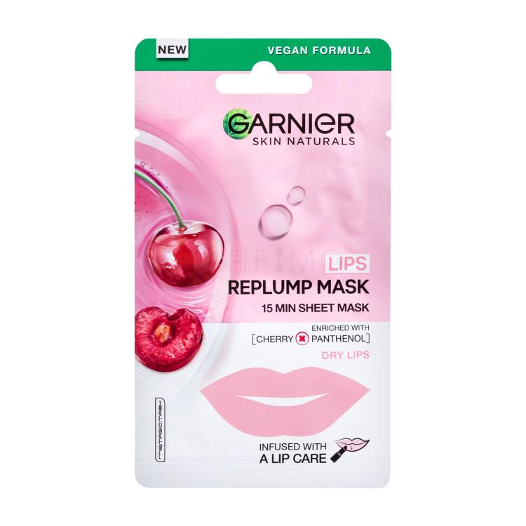 Garnier Skin Naturals Lips Replump Mask Maska za obraz za ženske 5 g