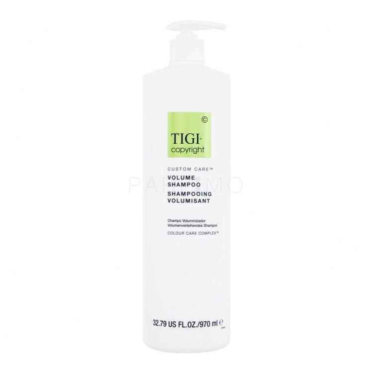 Tigi Copyright Custom Care Volume Shampoo Šampon za ženske 970 ml